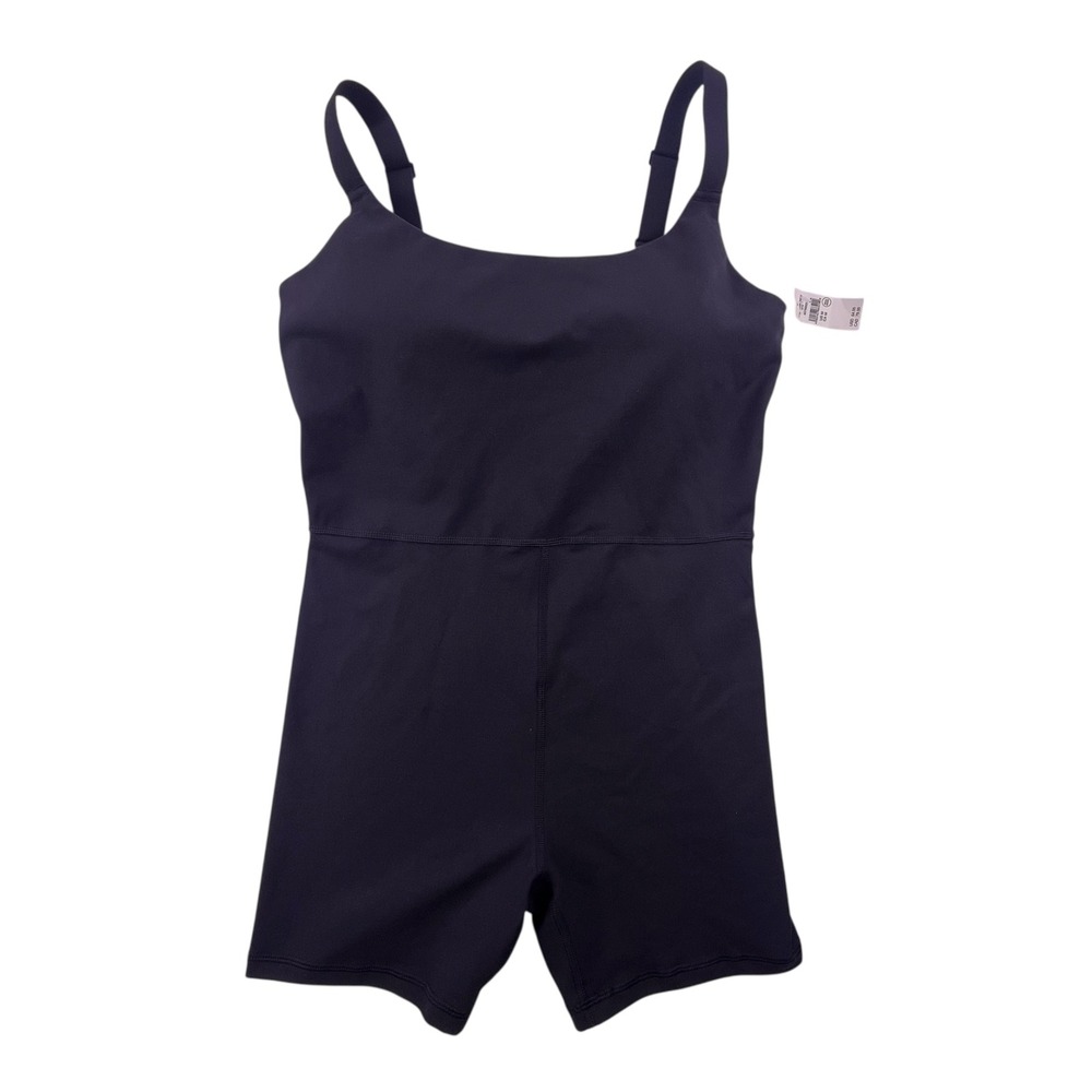 OFFLINE by Aerie The Hugger Black Athletic Romper Bodysuit Medium NWT 170-1445